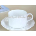 Ceramic Cup and Saucer with Round Shape